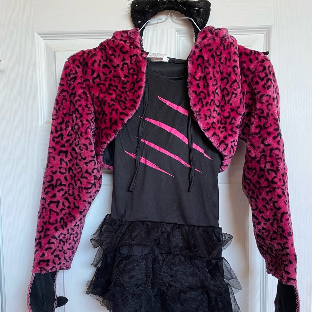 Kids Cat Halloween Costume Size 7-10